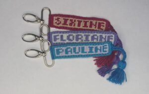 Porte-clés personnalisé en bracelet brésilien